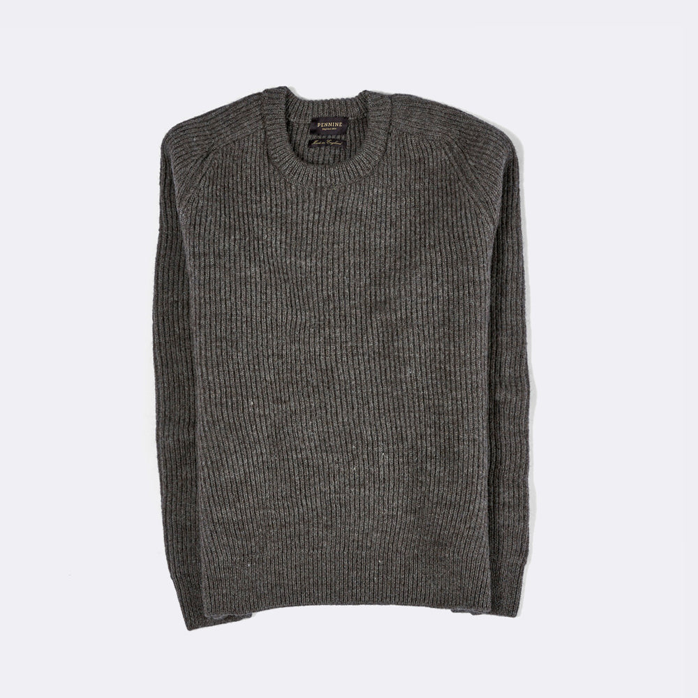 HARDWICK RIBBED PULL OVER | TRUFFLE