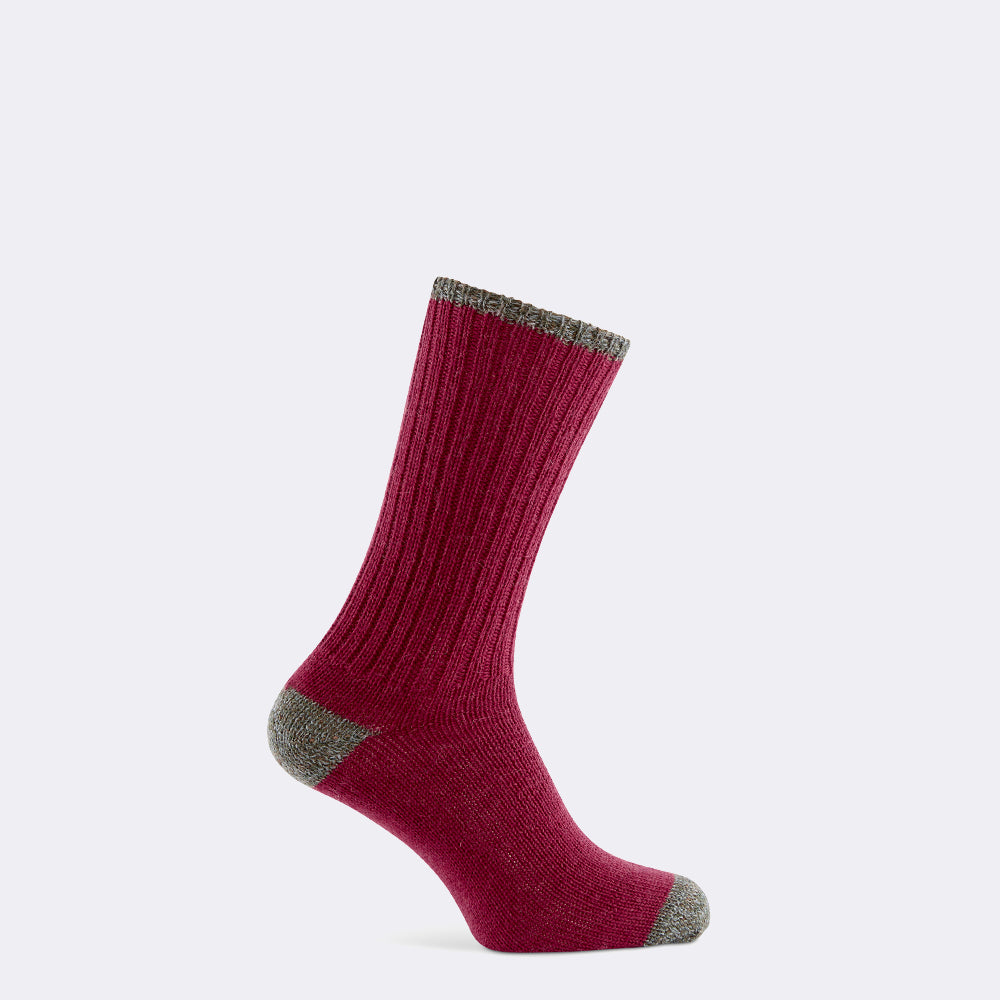 Byron boot sock cherry