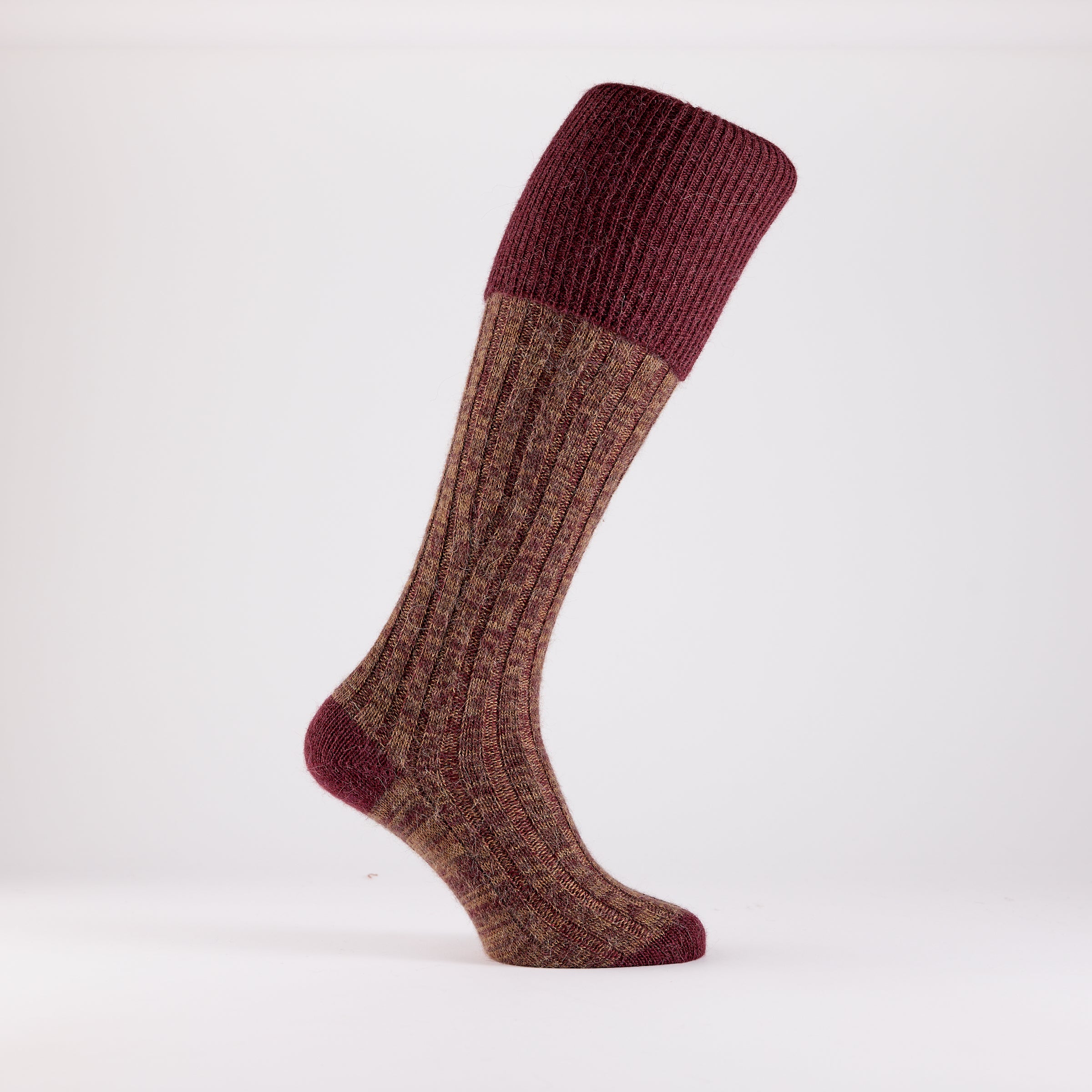 alpaca wool shooting sock