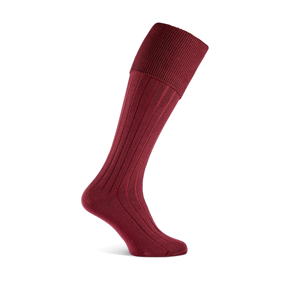 FLINT SHOOTING SOCK | BURGUNDY