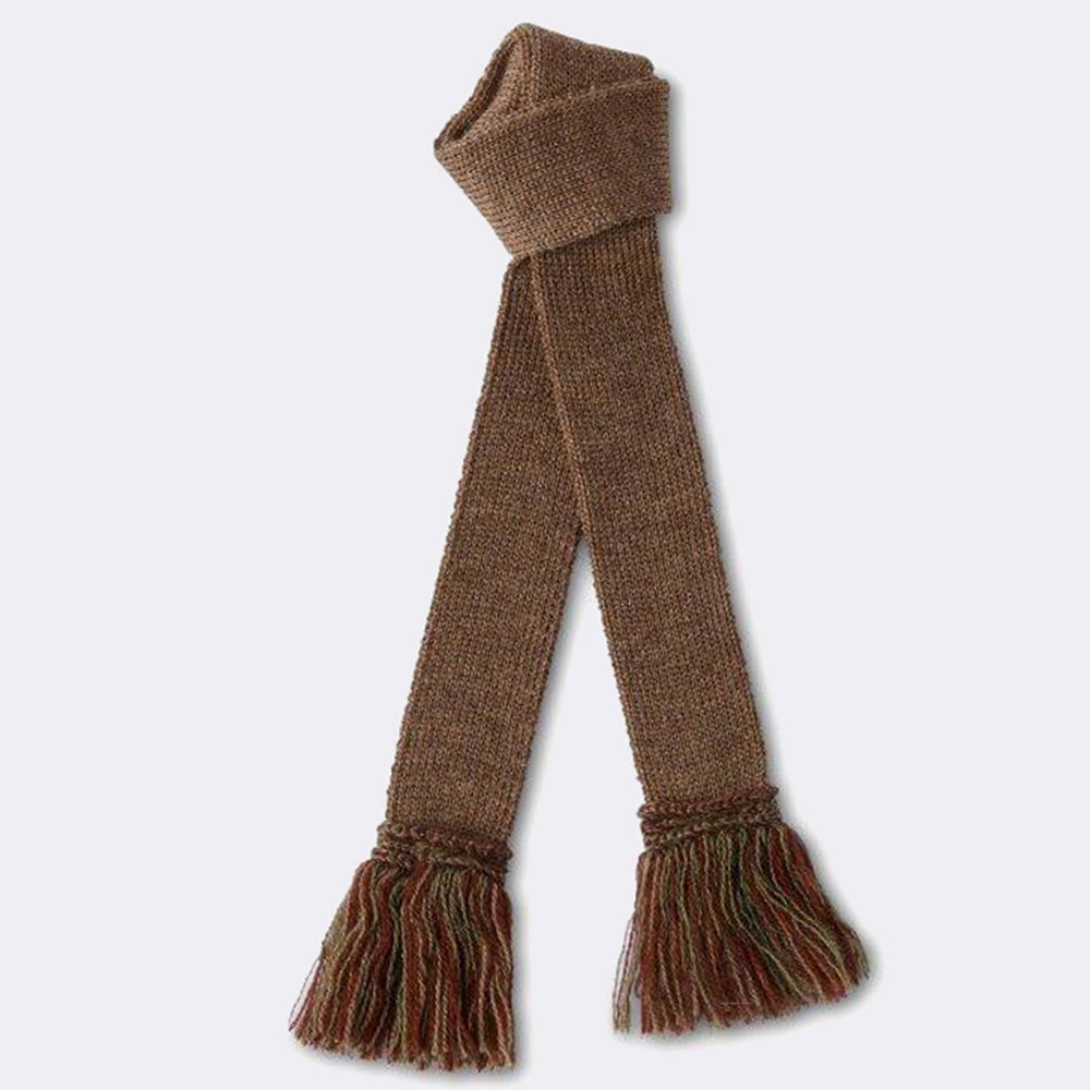 MERINO CONTRAST GARTER | CINNAMON