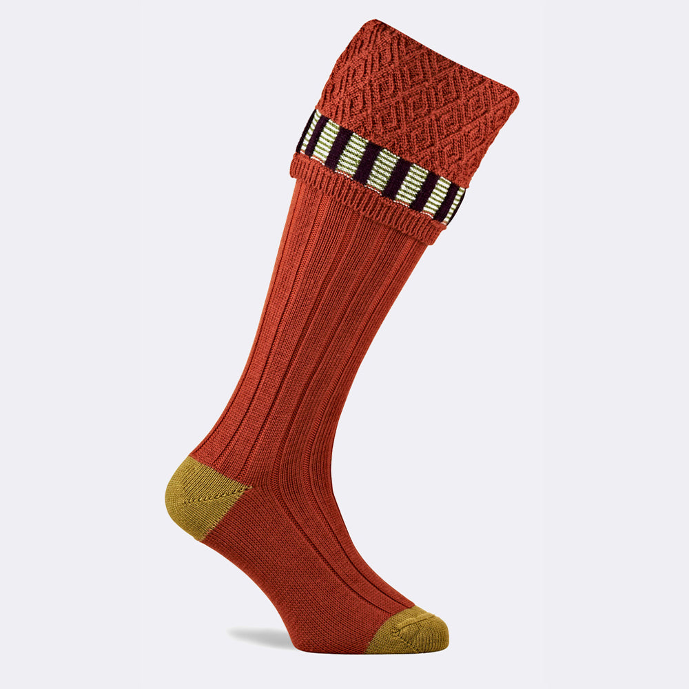 Bristol shooting sock maple