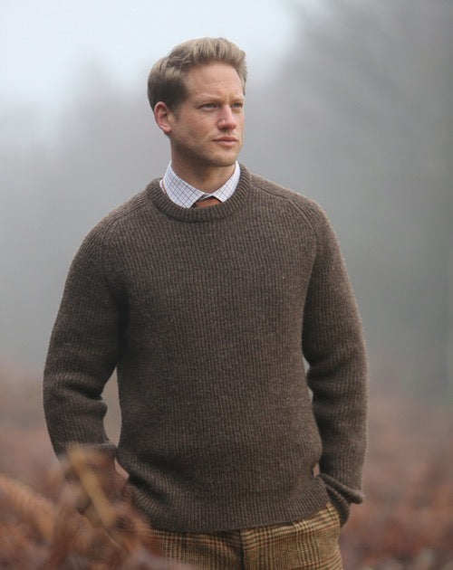 HARDWICK RIBBED PULL OVER | TRUFFLE