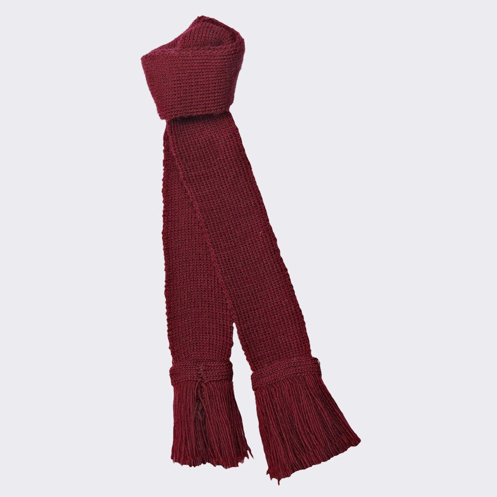 WOOL GARTER | BURGUNDY