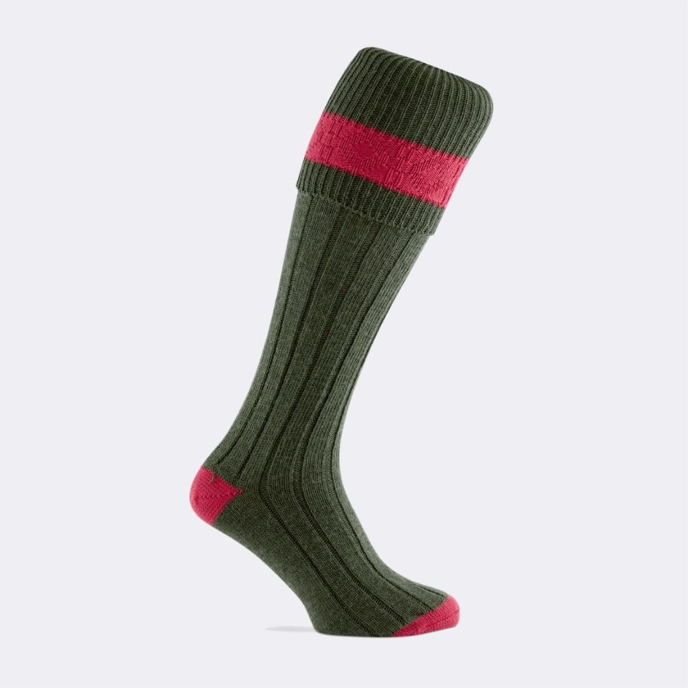 Byron shooting sock olive