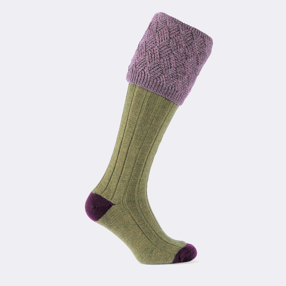 Coniston shooting sock in old sage