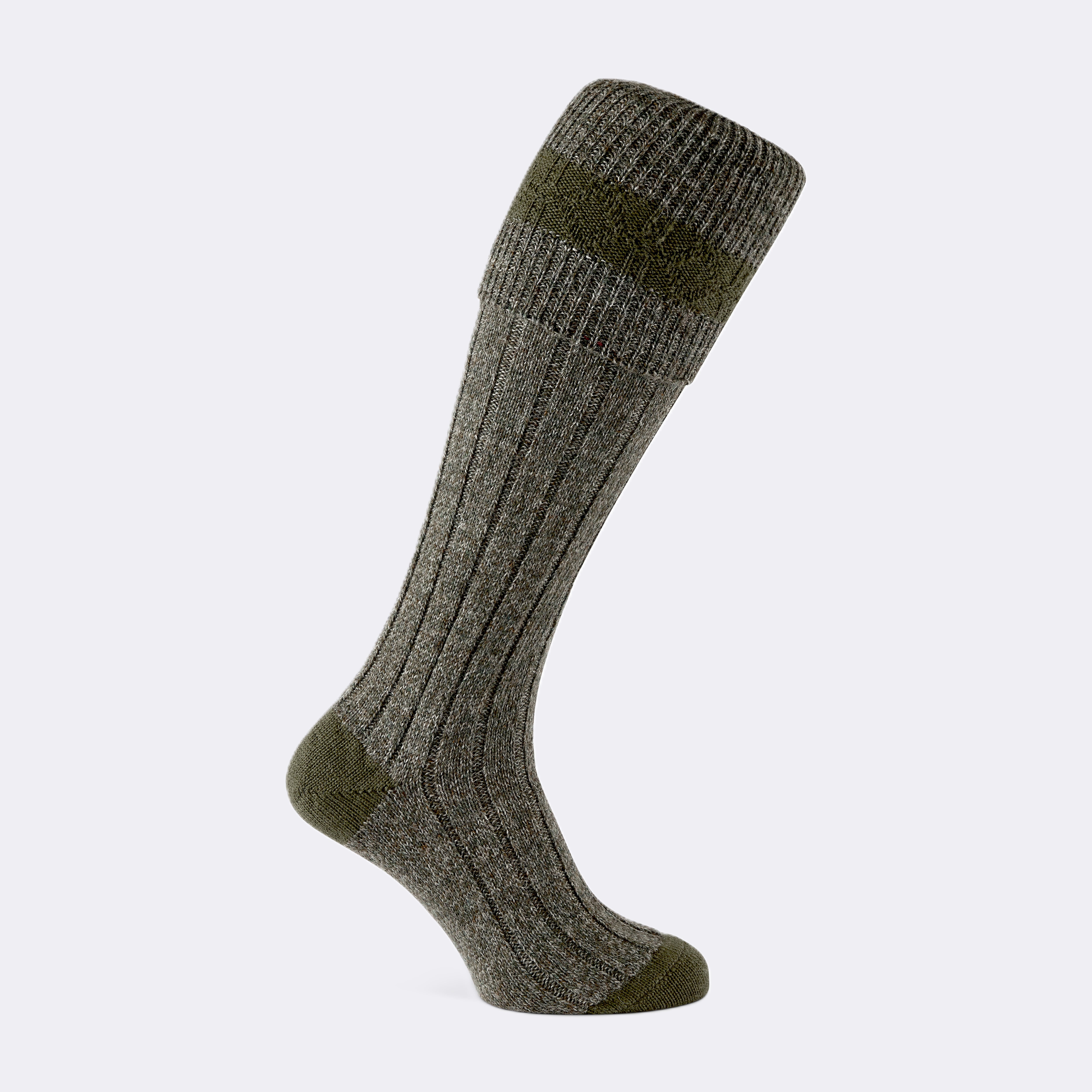 Byron shooting sock derby olive