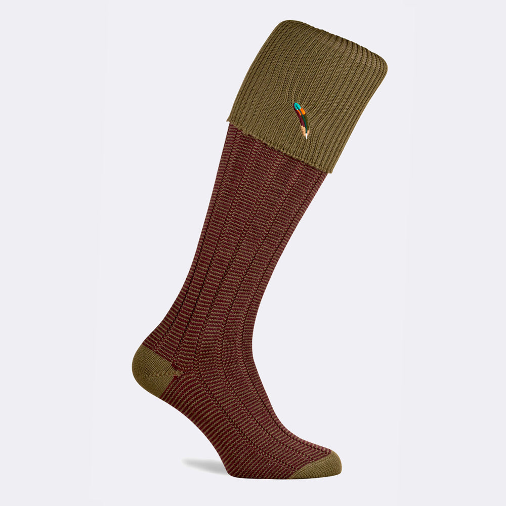 DARTMOOR SHOOTING SOCK | OLD SAGE