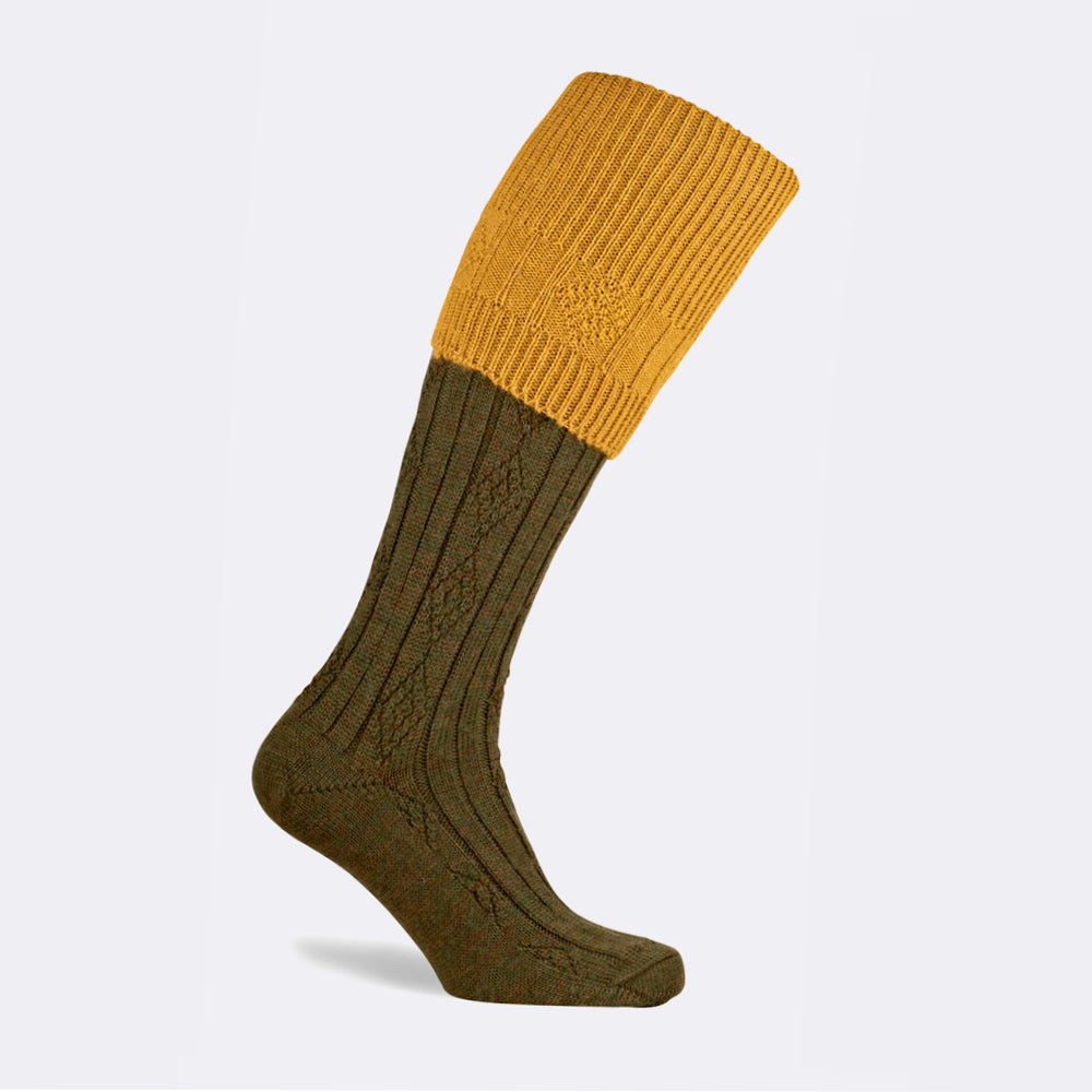 DEFENDER SHOOTING SOCK | POLLEN / GREENACRE