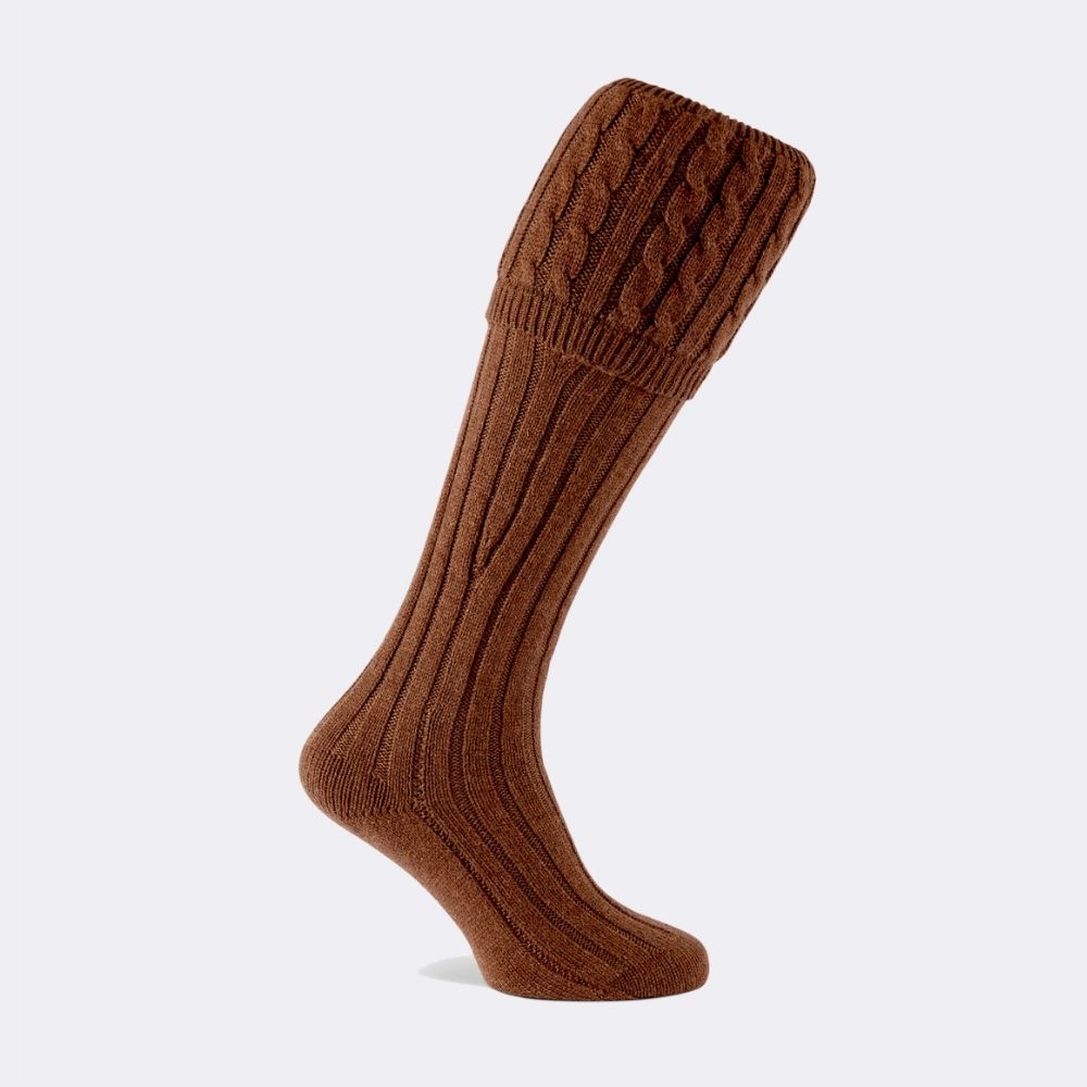 MAYFAIR SHOOTING SOCK | HENNA