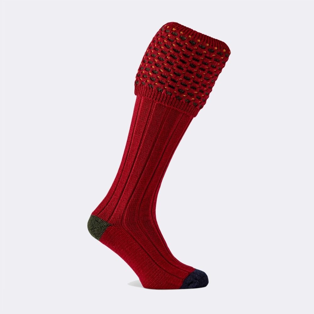 AMBASSADOR SHOOTING SOCK | DEEP RED