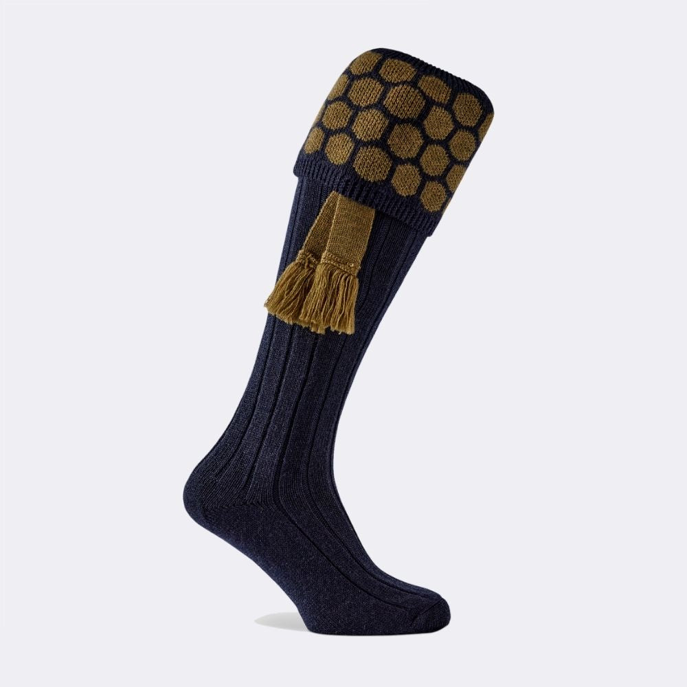 GRENADIER SHOOTING SOCK & GARTER SET | NAVY