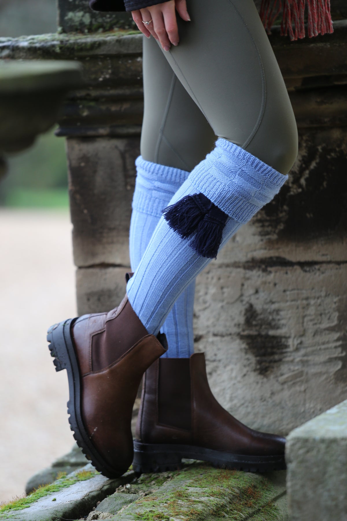 PORTLAND SHOOTING SOCK | POWDER BLUE