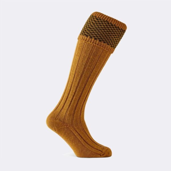 PENRITH SHOOTING SOCK | OLIVE / POLLEN