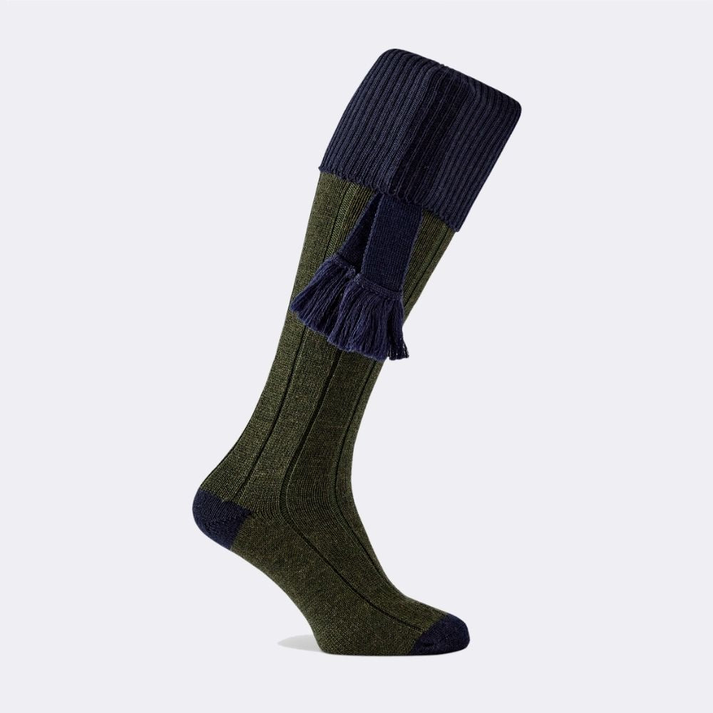 ROYALE SHOOTING SOCK & GARTER SET | HUNTER NAVY