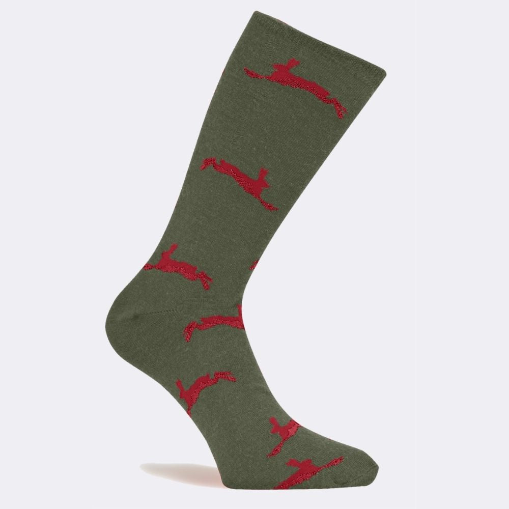 THE HARE SOCK | OLIVE