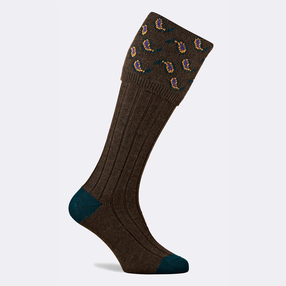 NORFOLK SHOOTING SOCK | MOCHA