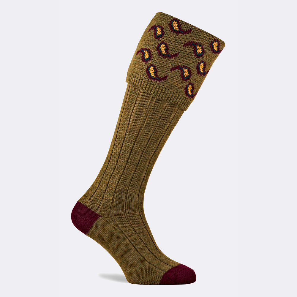 NORFOLK SHOOTING SOCK | OLD SAGE