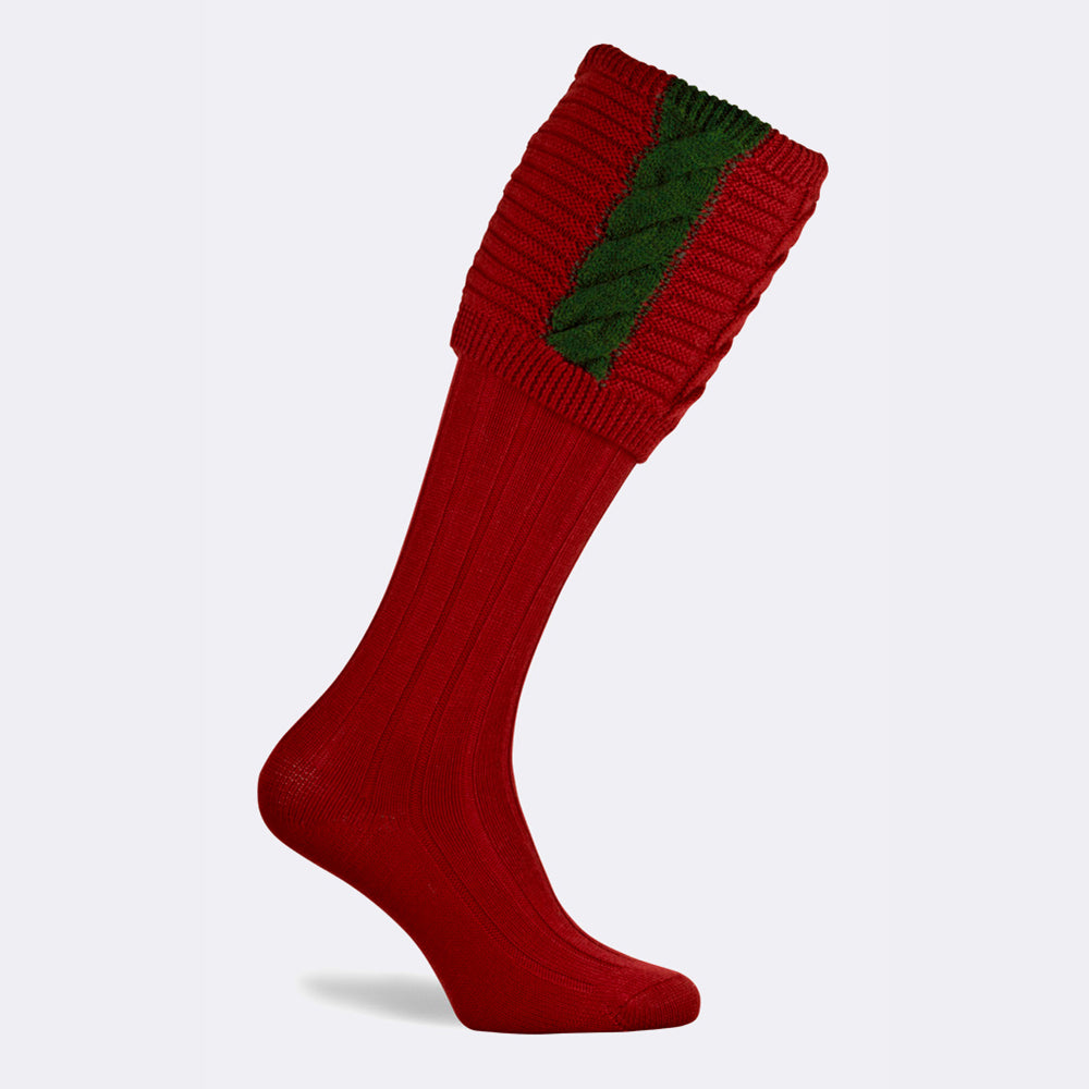 GOVERNOR SHOOTING SOCK | DEEP RED