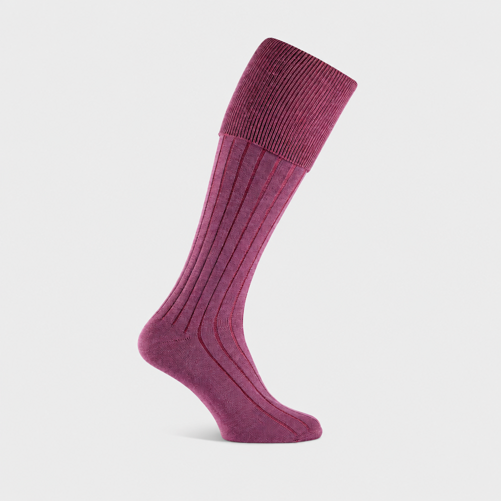 Damson Flint shooting sock with EFEFEF background