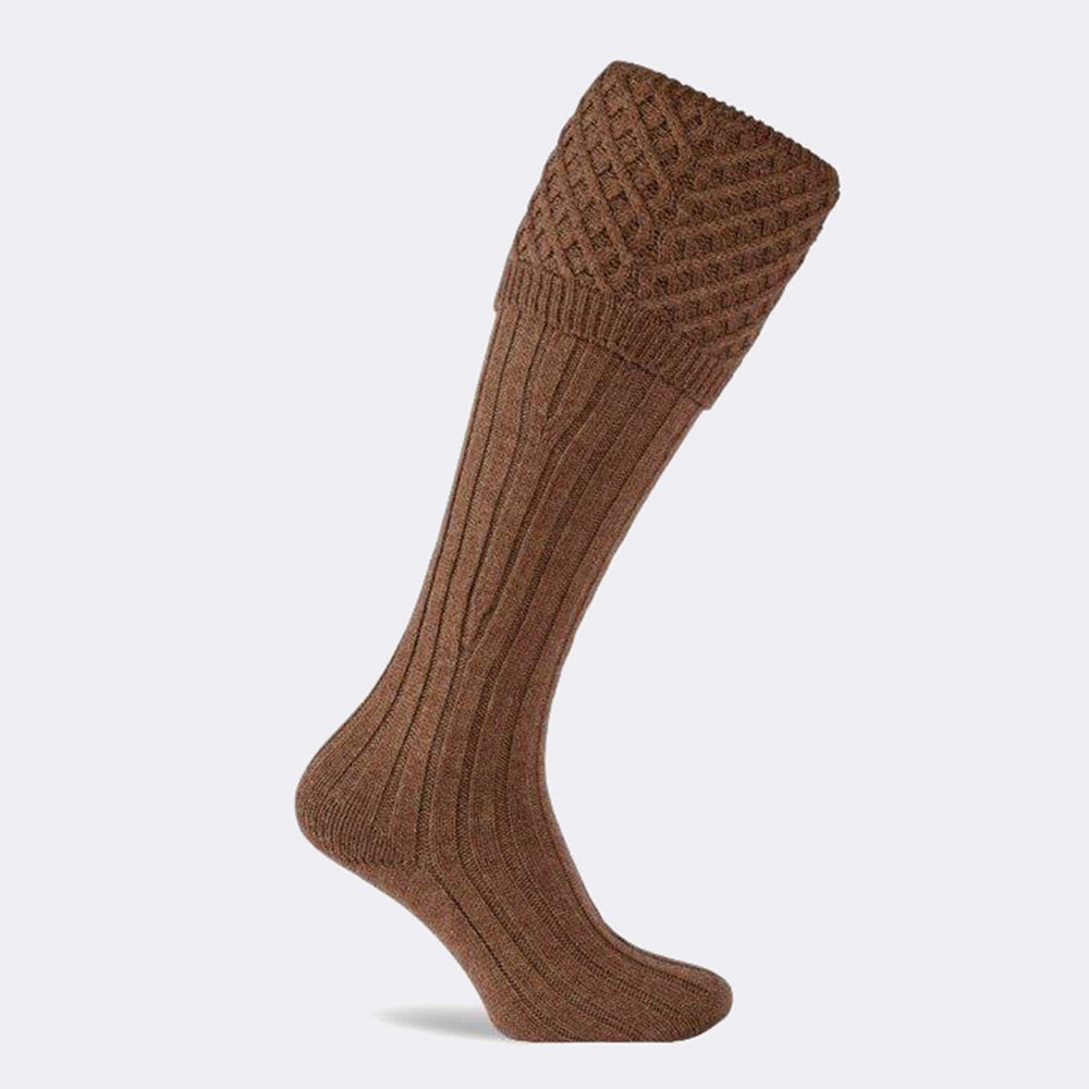 Chelsea shooting sock in cinnamon