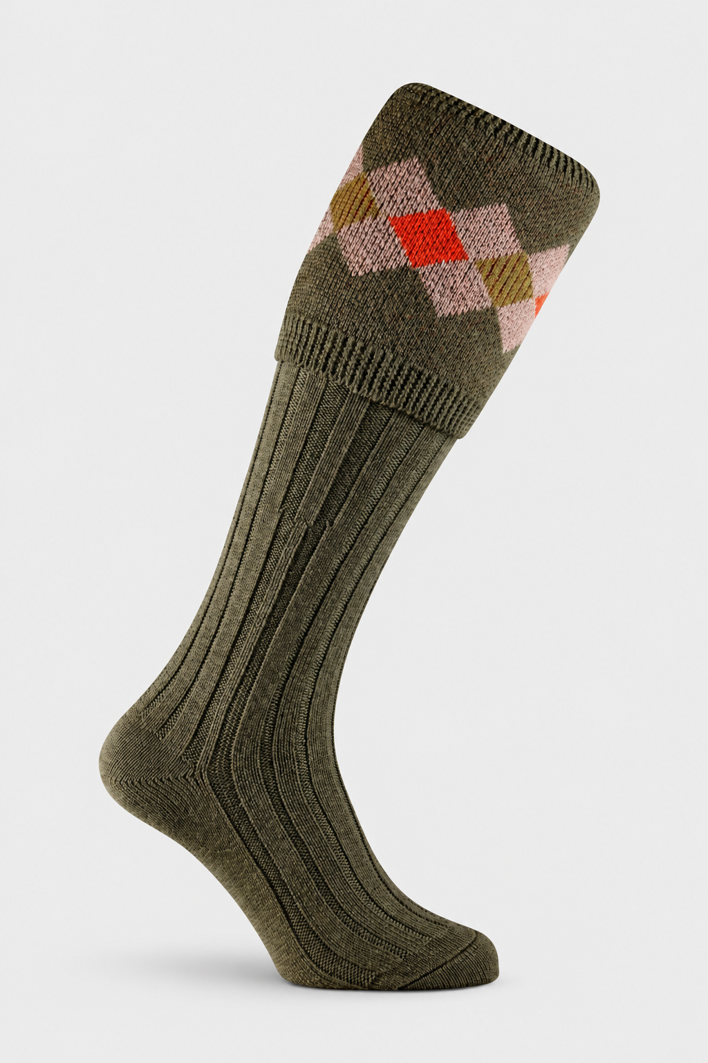 Hunter Lord shooting sock with EFEFEF background
