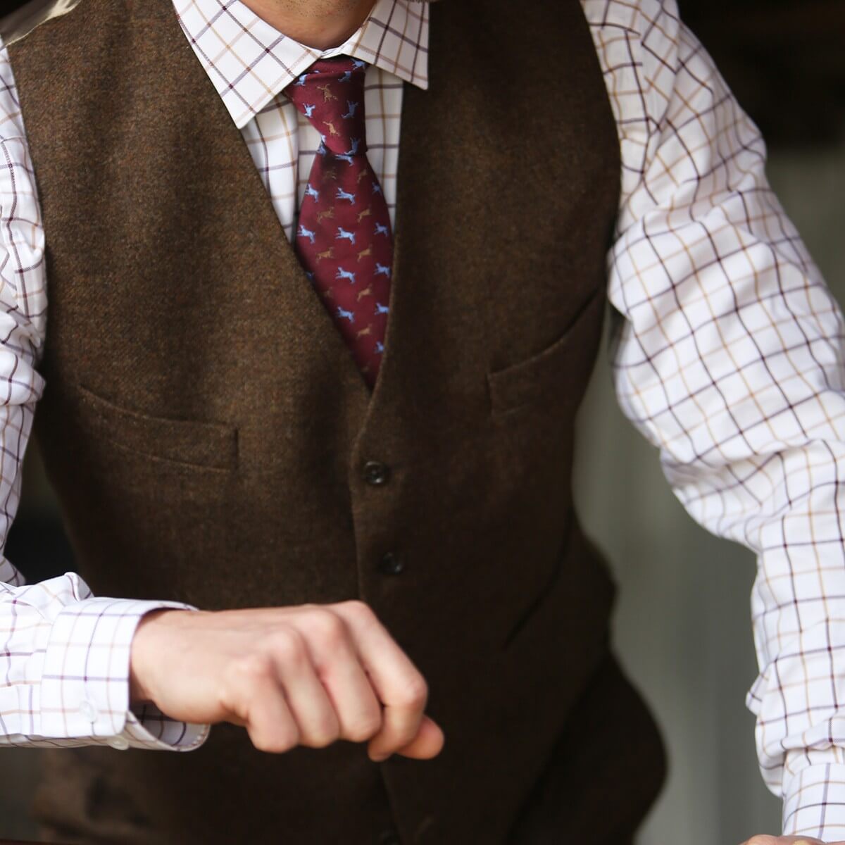 BENTLEY TWILL WAIST COAT | 42 INCH CHEST